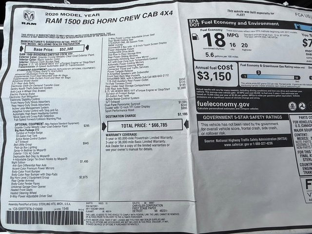 New 2026 RAM 1500 Big Horn image 40