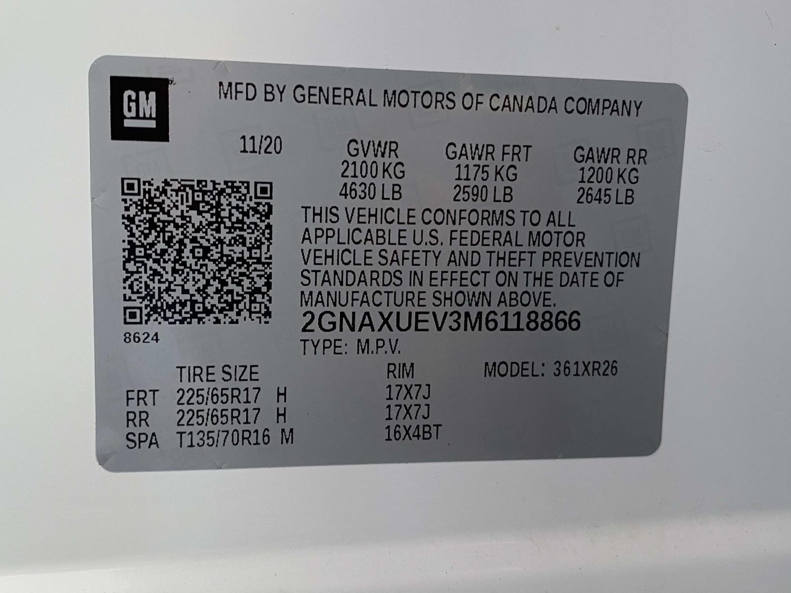 Used 2021 Chevrolet Equinox LT AWD/4WD image 30