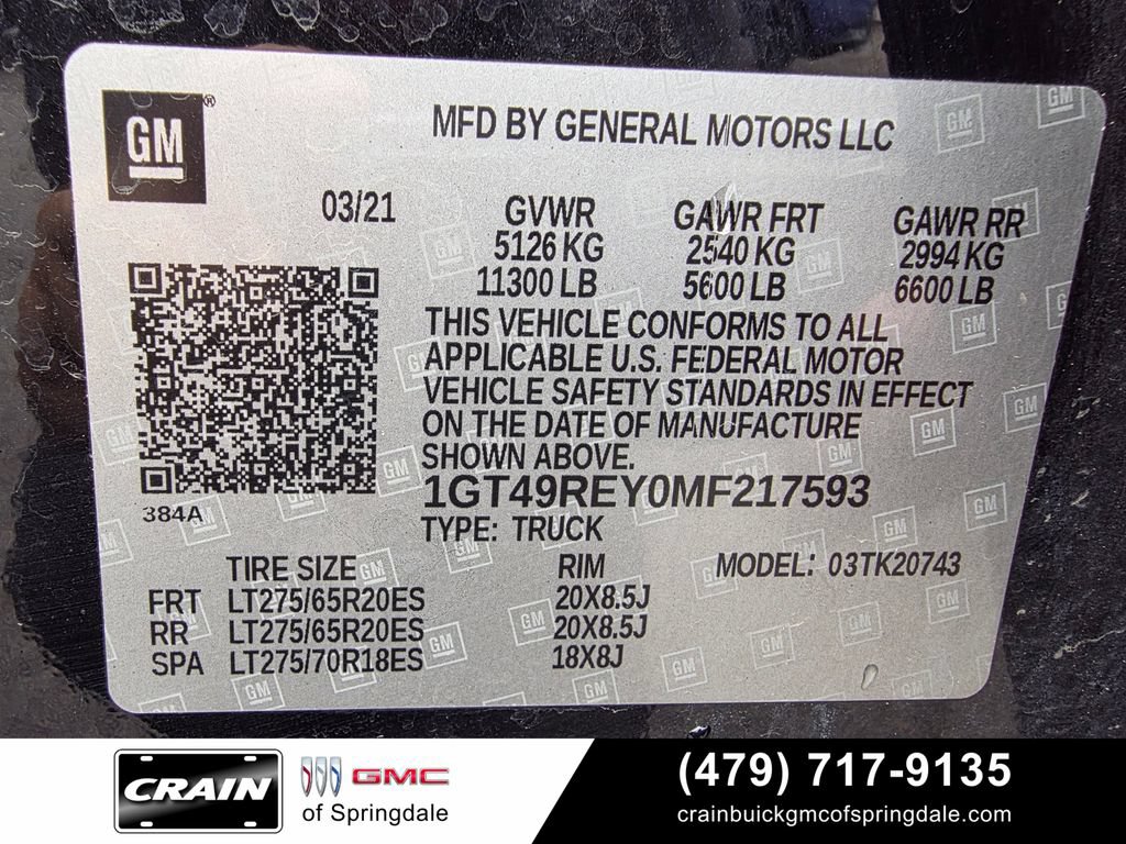 Used 2021 GMC Sierra 2500 Denali w/ Denali Black Diamond Edition AWD/4WD image 31