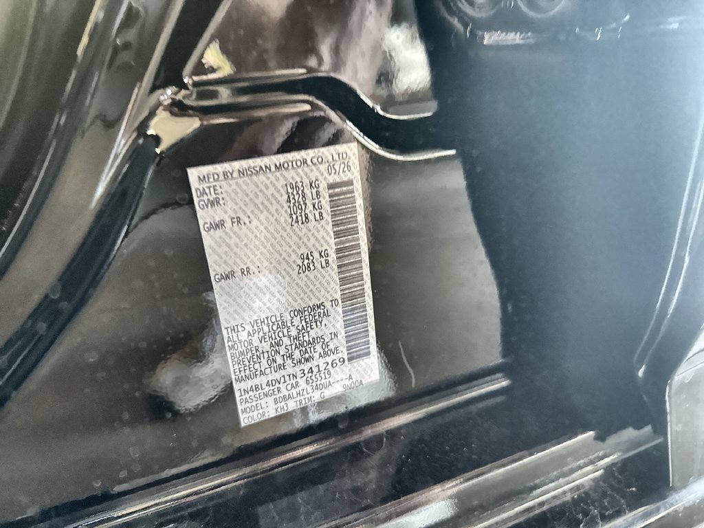 New 2026 Nissan Altima 2.5 SV FWD image 26