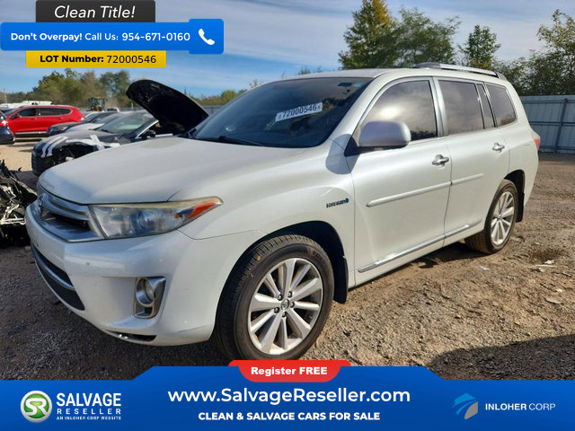 Used 2012 Toyota Highlander Limited AWD/4WD image 1