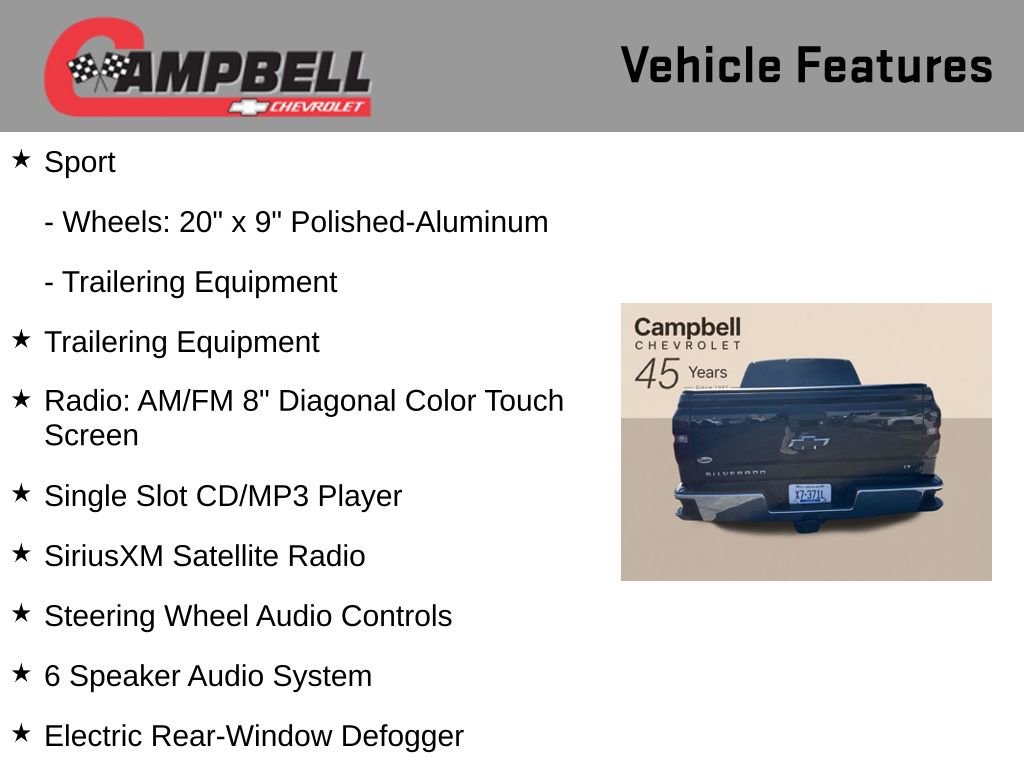 Used 2015 Chevrolet Silverado 1500 LT w/ LT Convenience Package AWD/4WD image 26