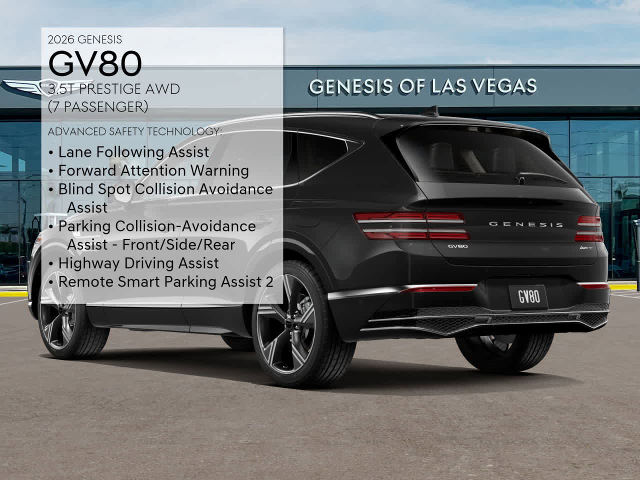 New 2026 Genesis GV80 3.5T Prestige image 7