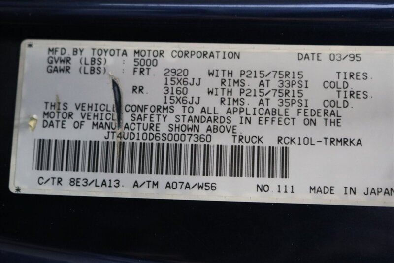 Used 1995 Toyota T100 2WD Regular Cab image 83