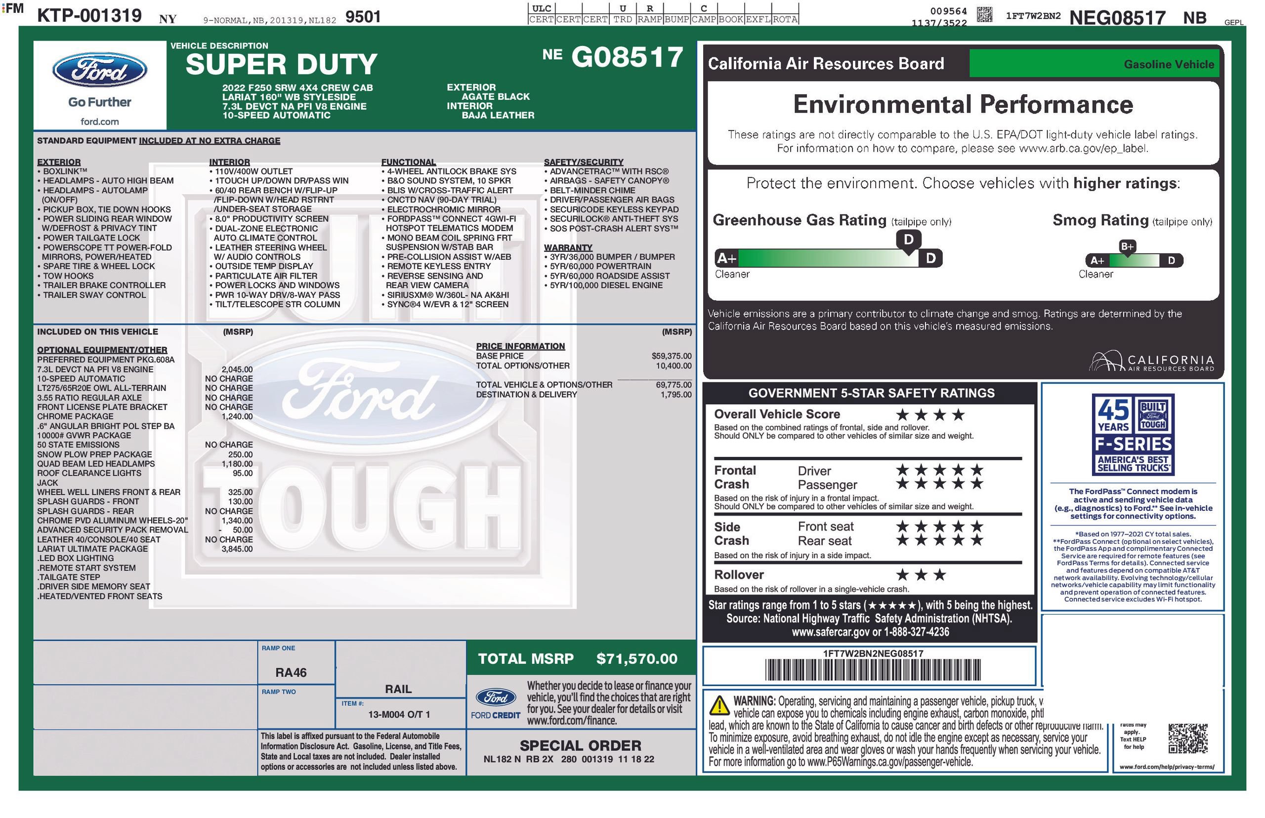 Used 2022 Ford F250 Lariat w/ Lariat Ultimate Package AWD/4WD image 3