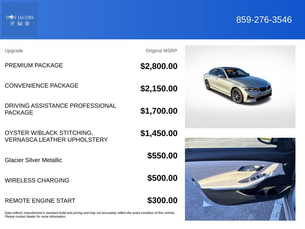 Used 2019 BMW 330i xDrive Sedan w/ Premium Package AWD/4WD image 6