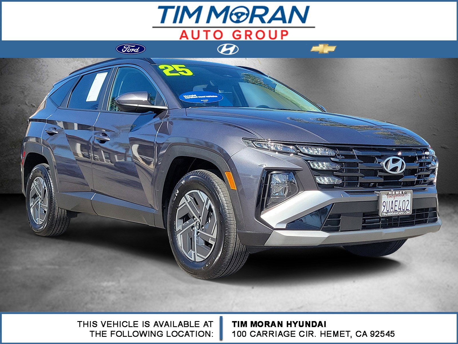 Certified 2025 Hyundai Tucson Blue image 1