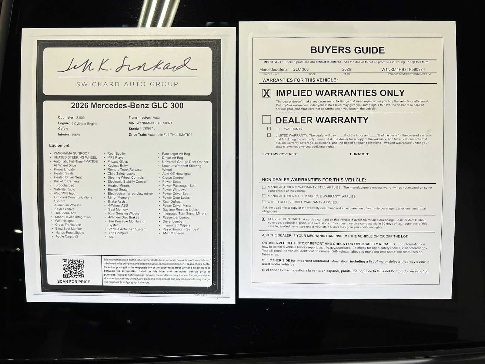 Used 2026 Mercedes-Benz GLC 300 4MATIC image 47