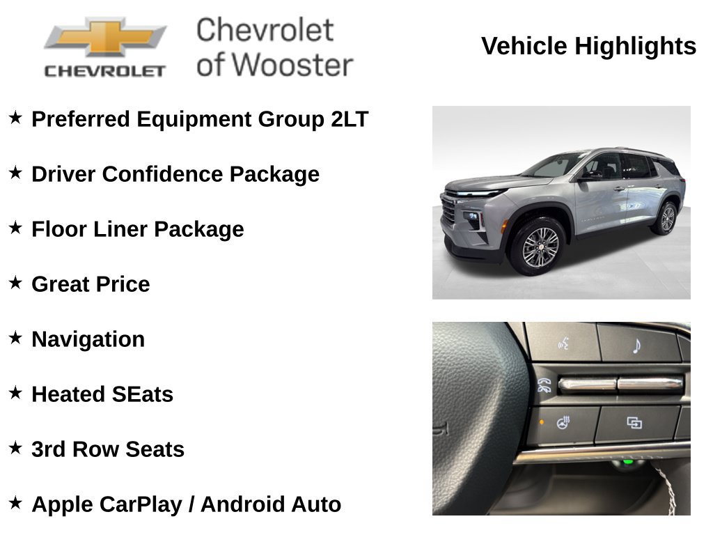 New 2027 Chevrolet Traverse LT w/ Driver Confidence Package AWD/4WD image 2