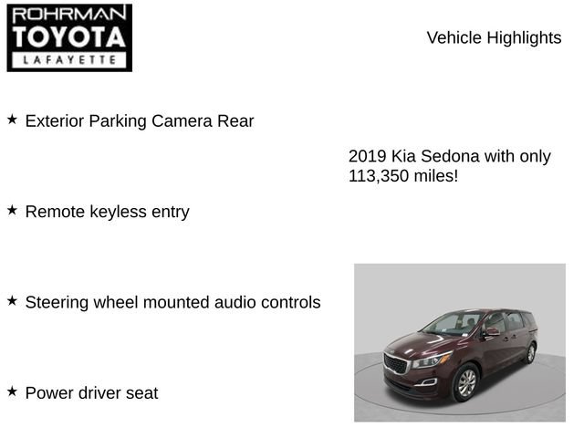 Used 2019 Kia Sedona LX FWD image 7