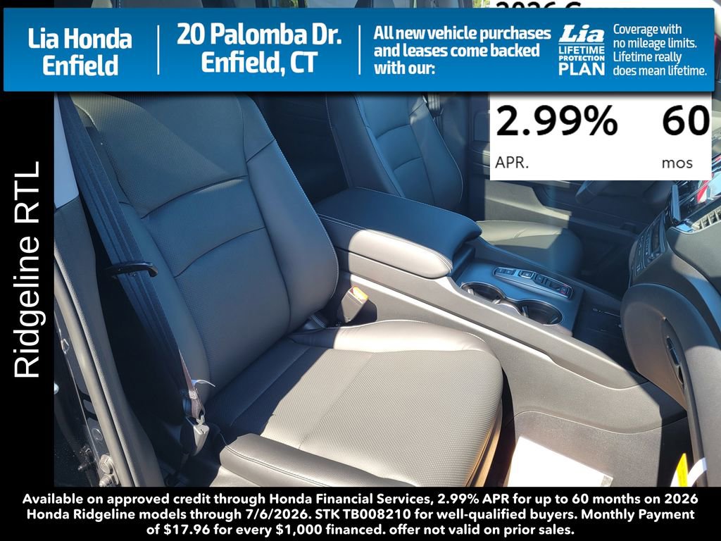New 2026 Honda Ridgeline RTL image 33