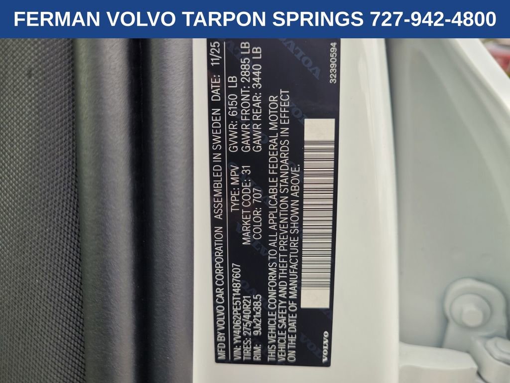 New 2026 Volvo XC90 B6 Plus w/ Protection Package Premier image 23