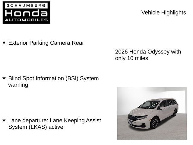New 2026 Honda Odyssey EX-L image 7