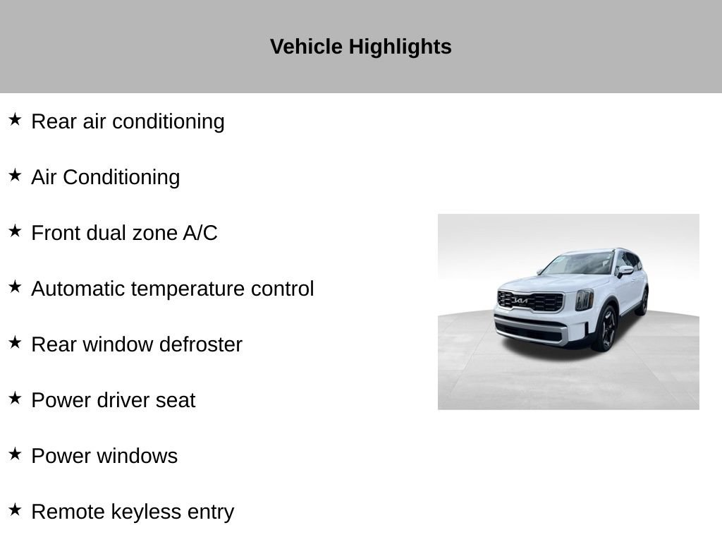 Used 2024 Kia Telluride S w/ S Sunroof Package AWD/4WD image 28