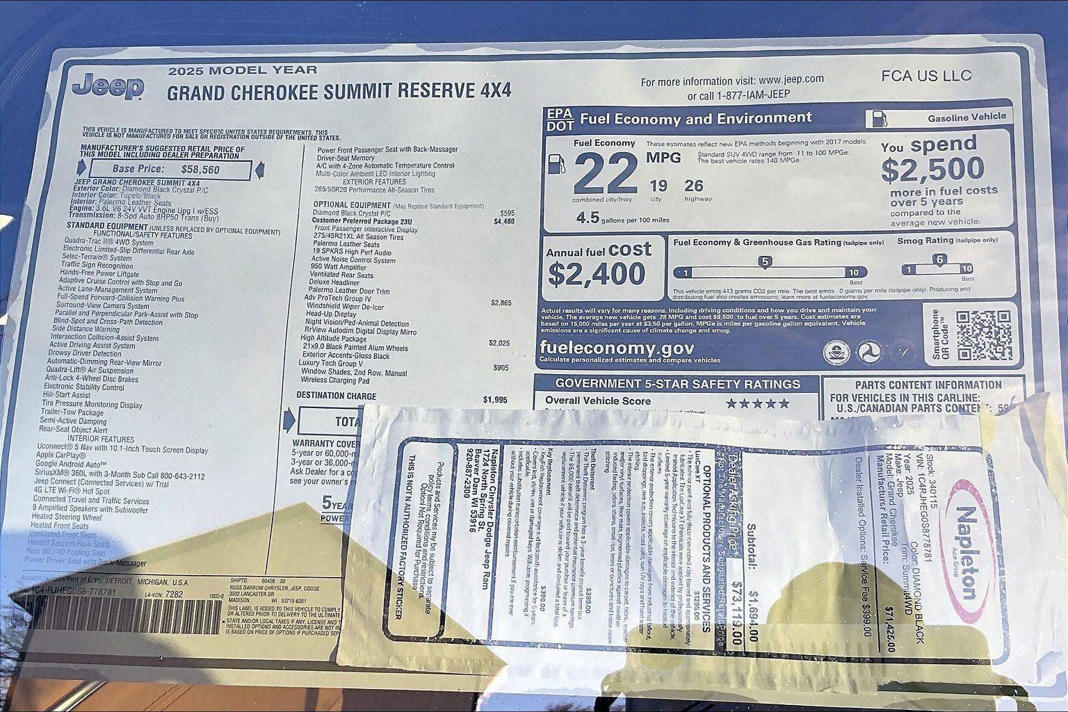 New 2025 Jeep Grand Cherokee Summit image 14