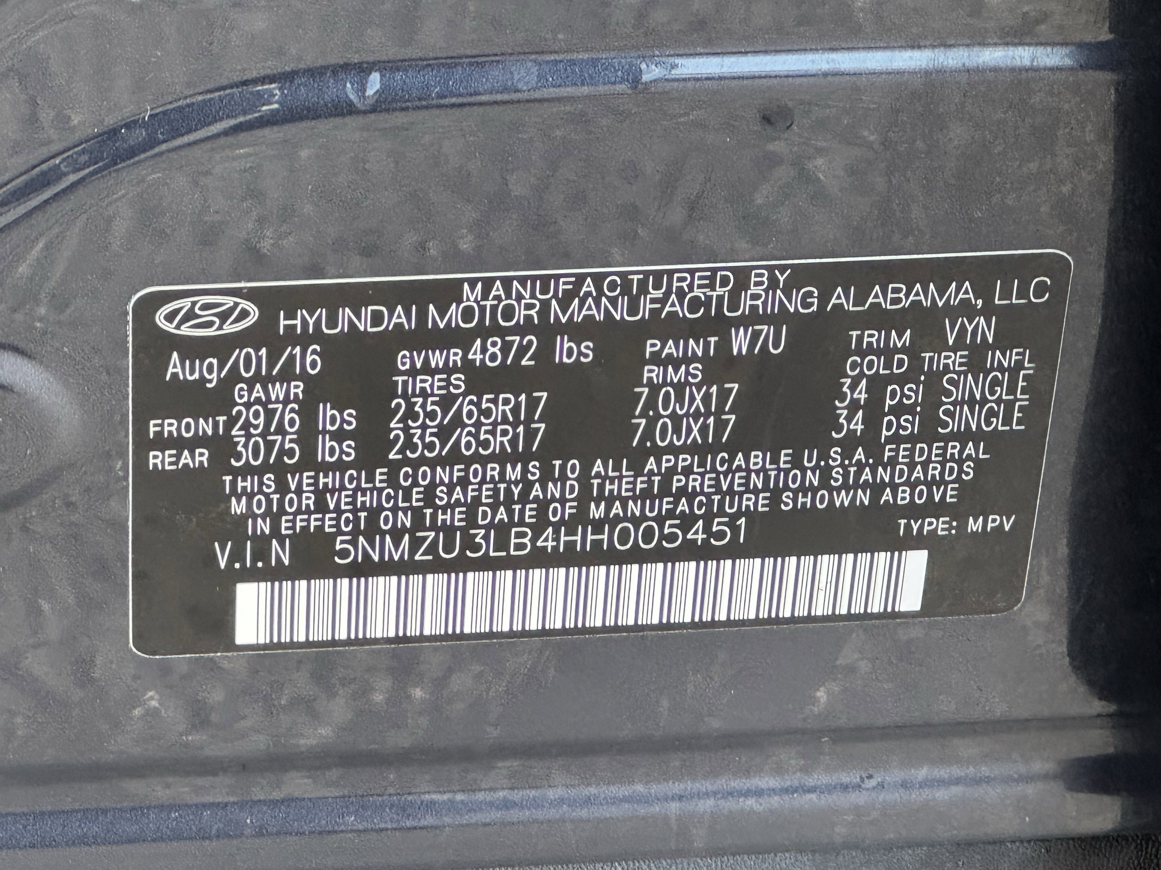 Used 2017 Hyundai Santa Fe Sport image 39