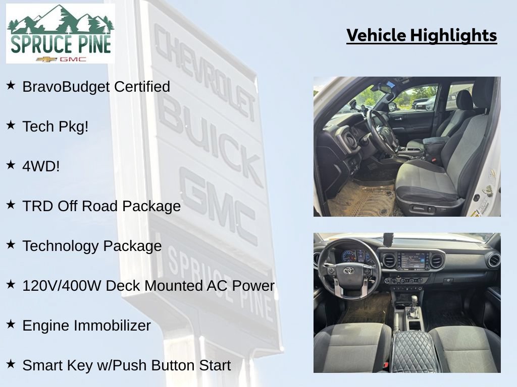 Used 2020 Toyota Tacoma TRD Off-Road w/ Technology Package AWD/4WD image 8