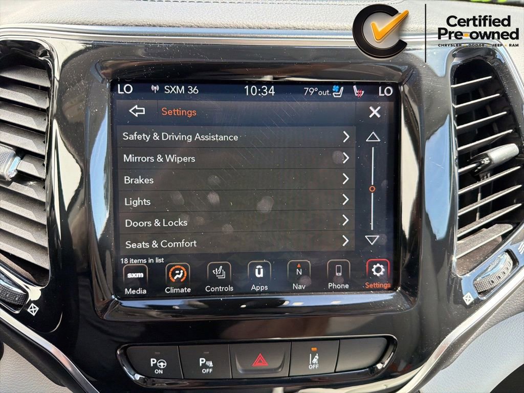 Used 2021 Jeep Cherokee Limited w/ Elite Package FWD image 90
