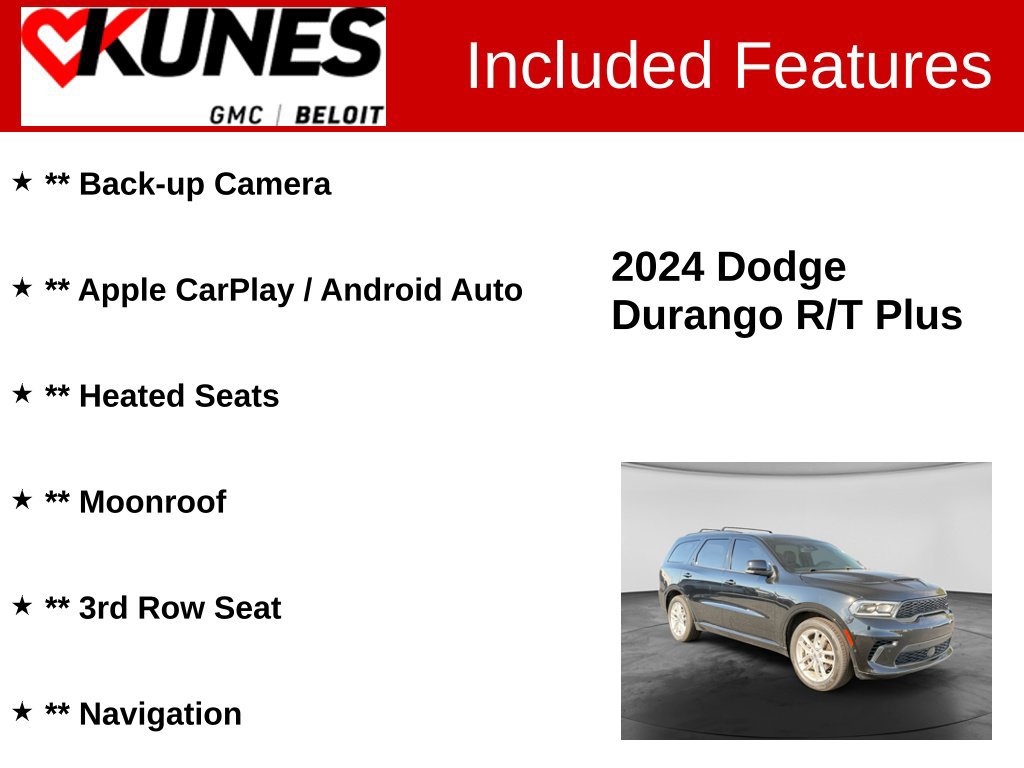 Used 2024 Dodge Durango R/T AWD/4WD image 2