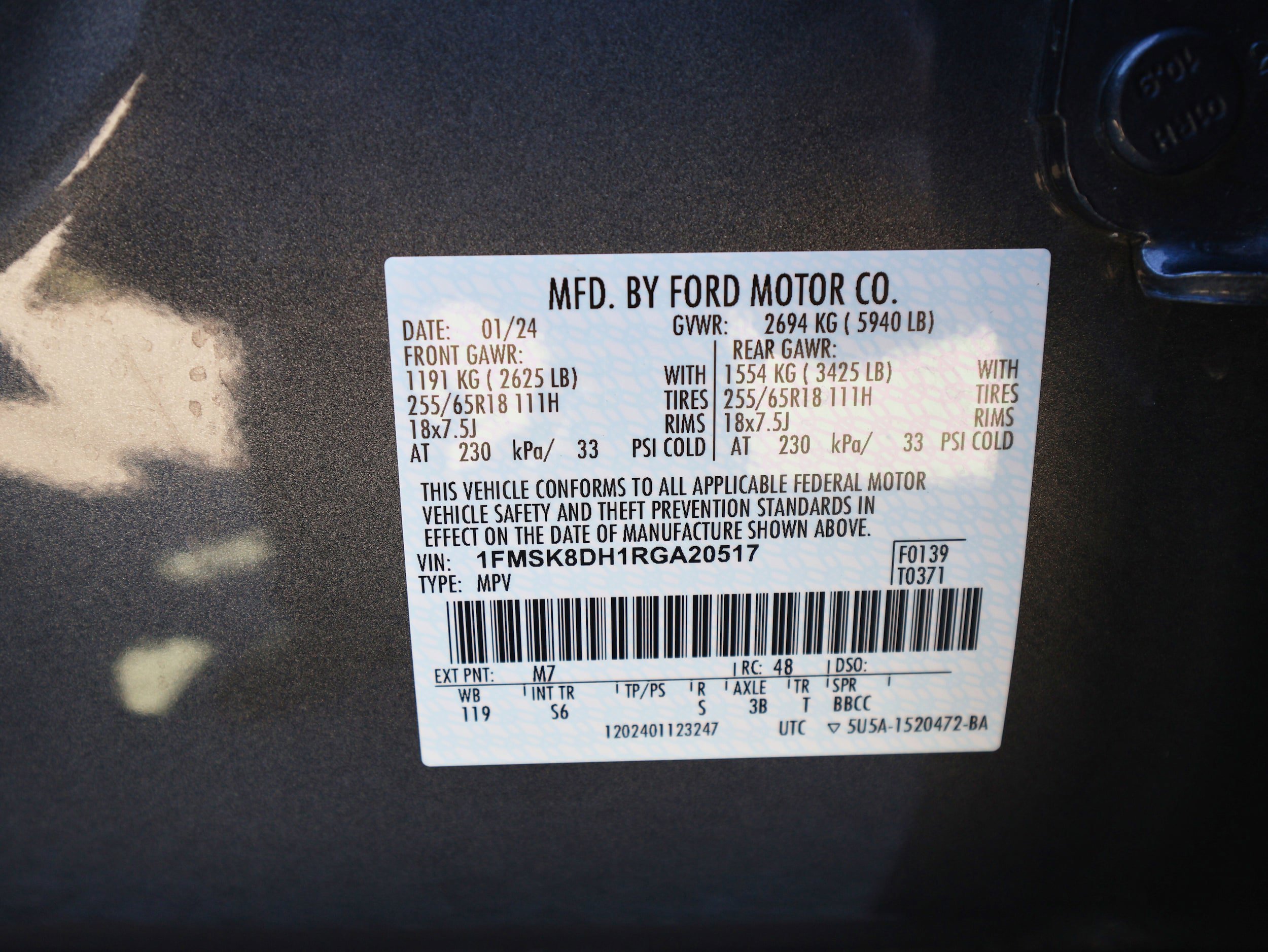 Used 2024 Ford Explorer XLT w/ Equipment Group 202A image 32
