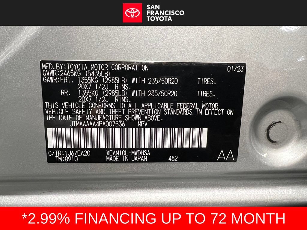 Certified 2023 Toyota bZ4X FWD image 41