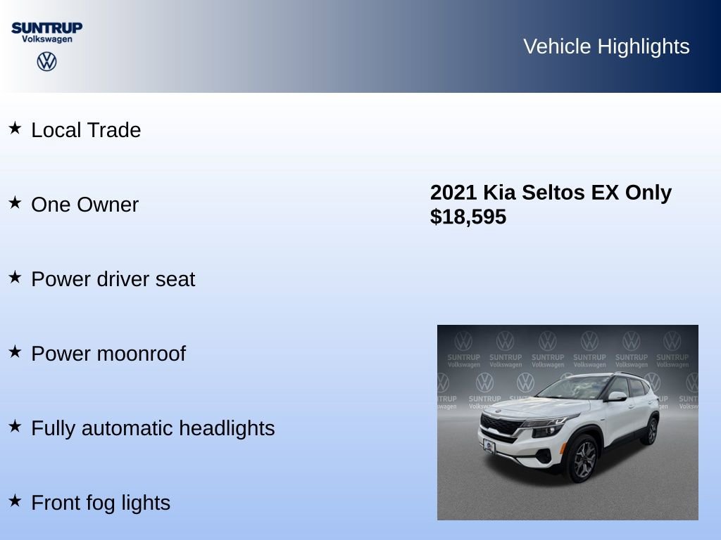 Used 2021 Kia Seltos EX image 8