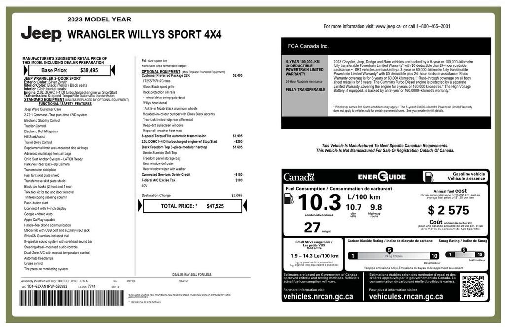 Used 2023 Jeep Wrangler Willys image 4