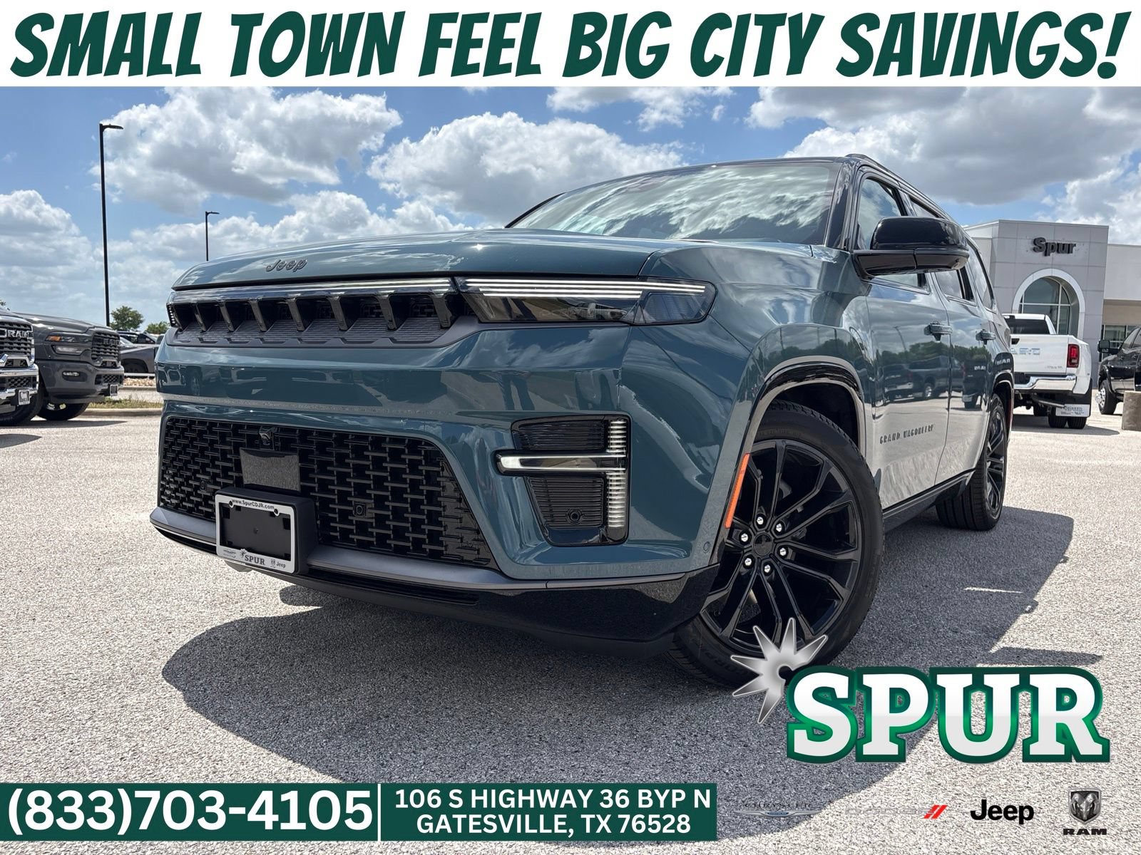 New 2026 Jeep Grand Wagoneer Summit w/ Rear Seat Video Group I AWD/4WD image 1