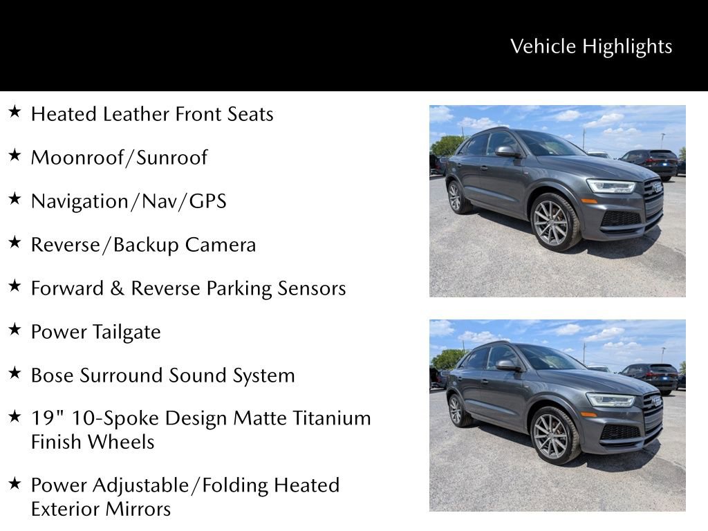 Used 2018 Audi Q3 2.0T Premium Plus w/ Premium Plus Package image 13
