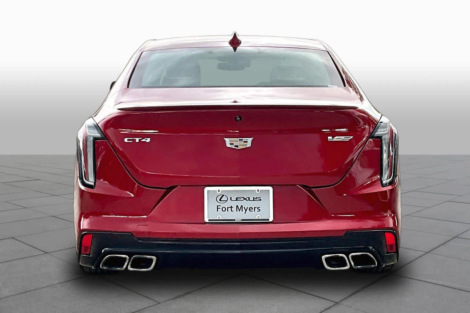 Used 2022 Cadillac CT4 V w/ Technology Package RWD image 8