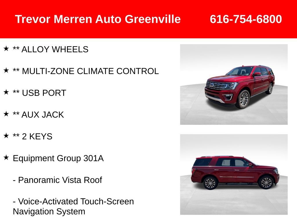 Used 2018 Ford Expedition Limited w/ Equipment Group 301A AWD/4WD image 20