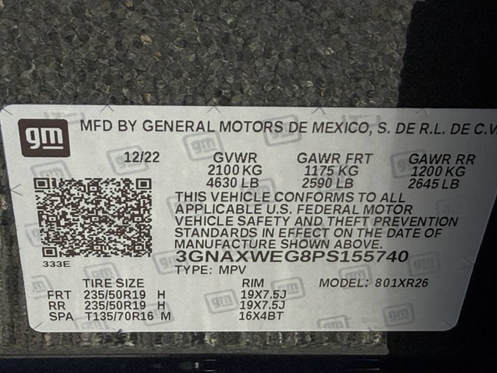 Used 2023 Chevrolet Equinox RS AWD/4WD image 28