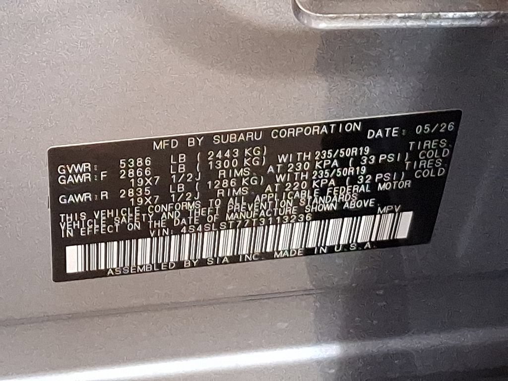 New 2026 Subaru Forester Touring AWD/4WD image 14
