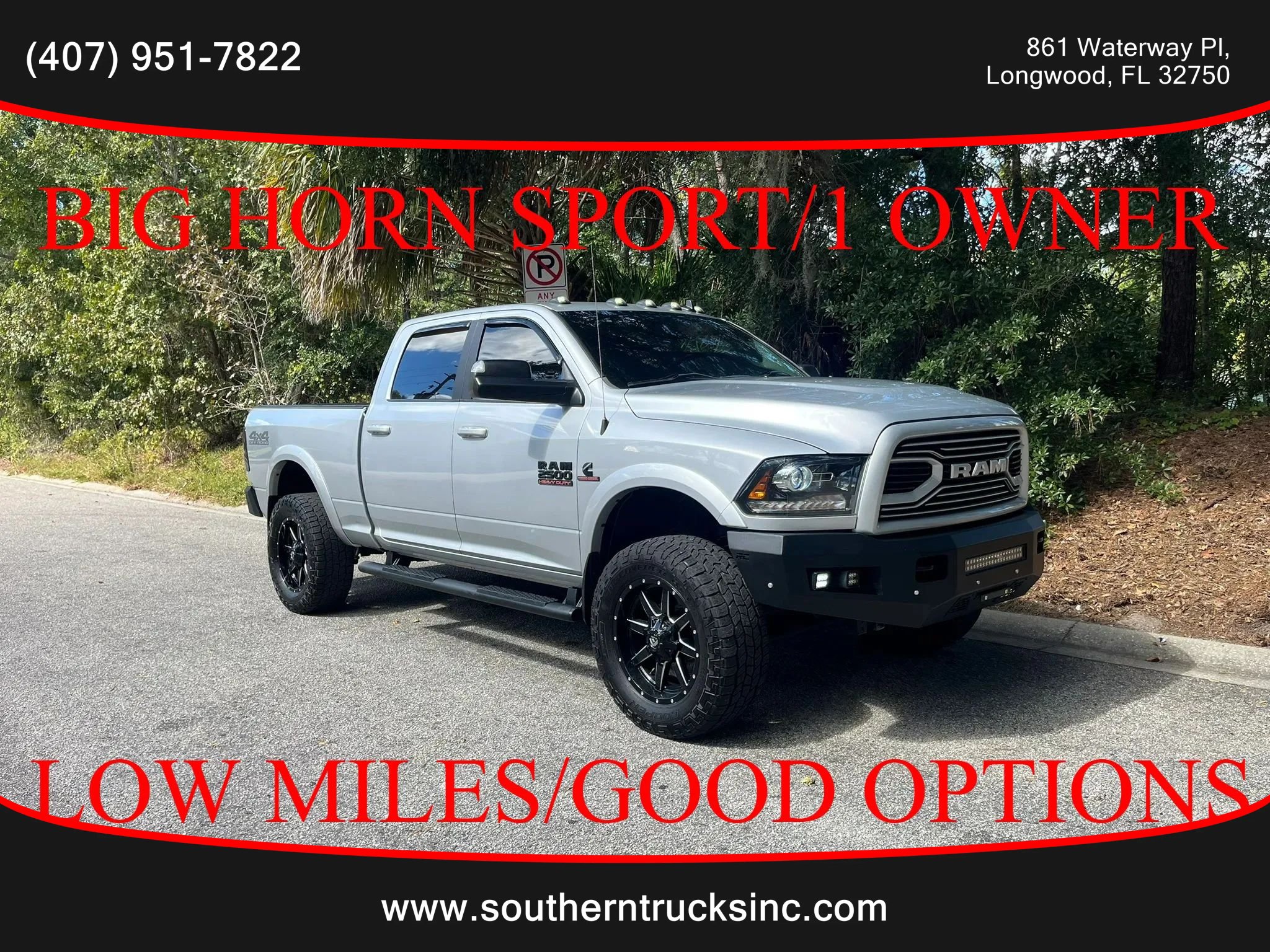 Used 2018 RAM 2500 Big Horn w/ Sport Appearance Group AWD/4WD image 1