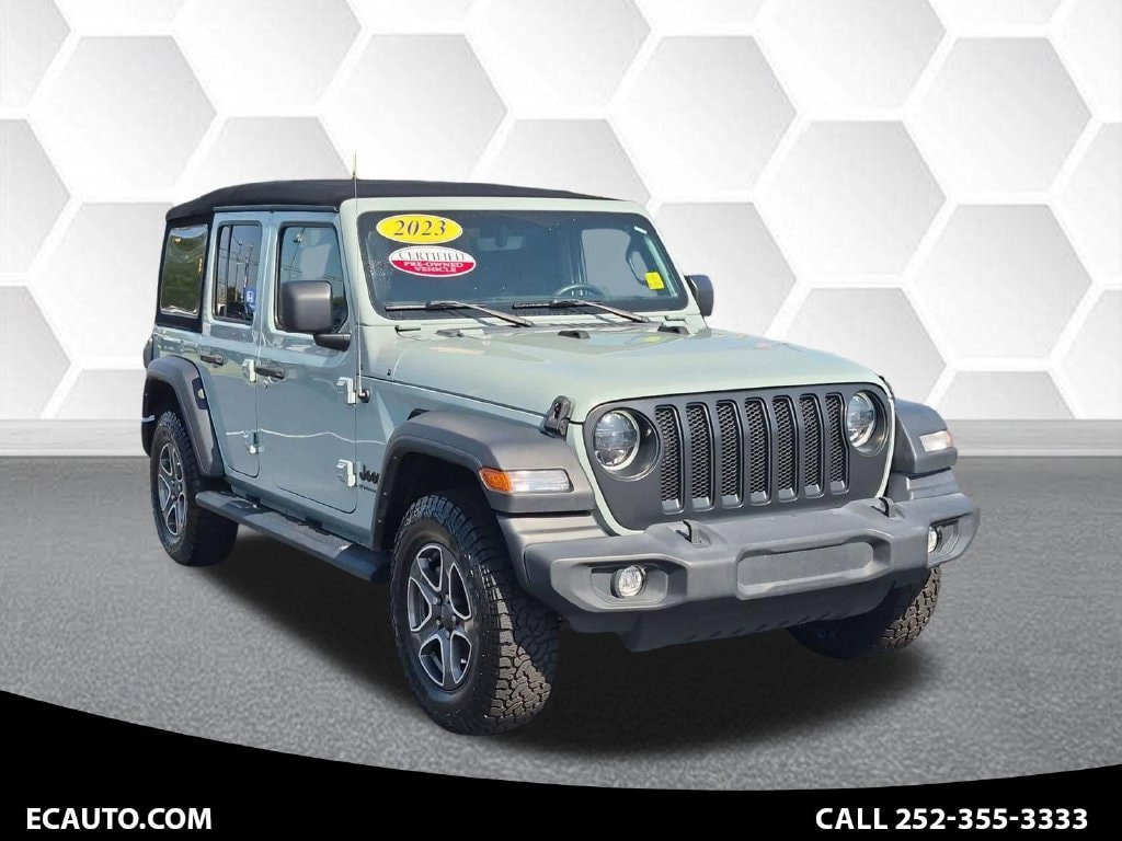 Certified 2023 Jeep Wrangler Unlimited Sport