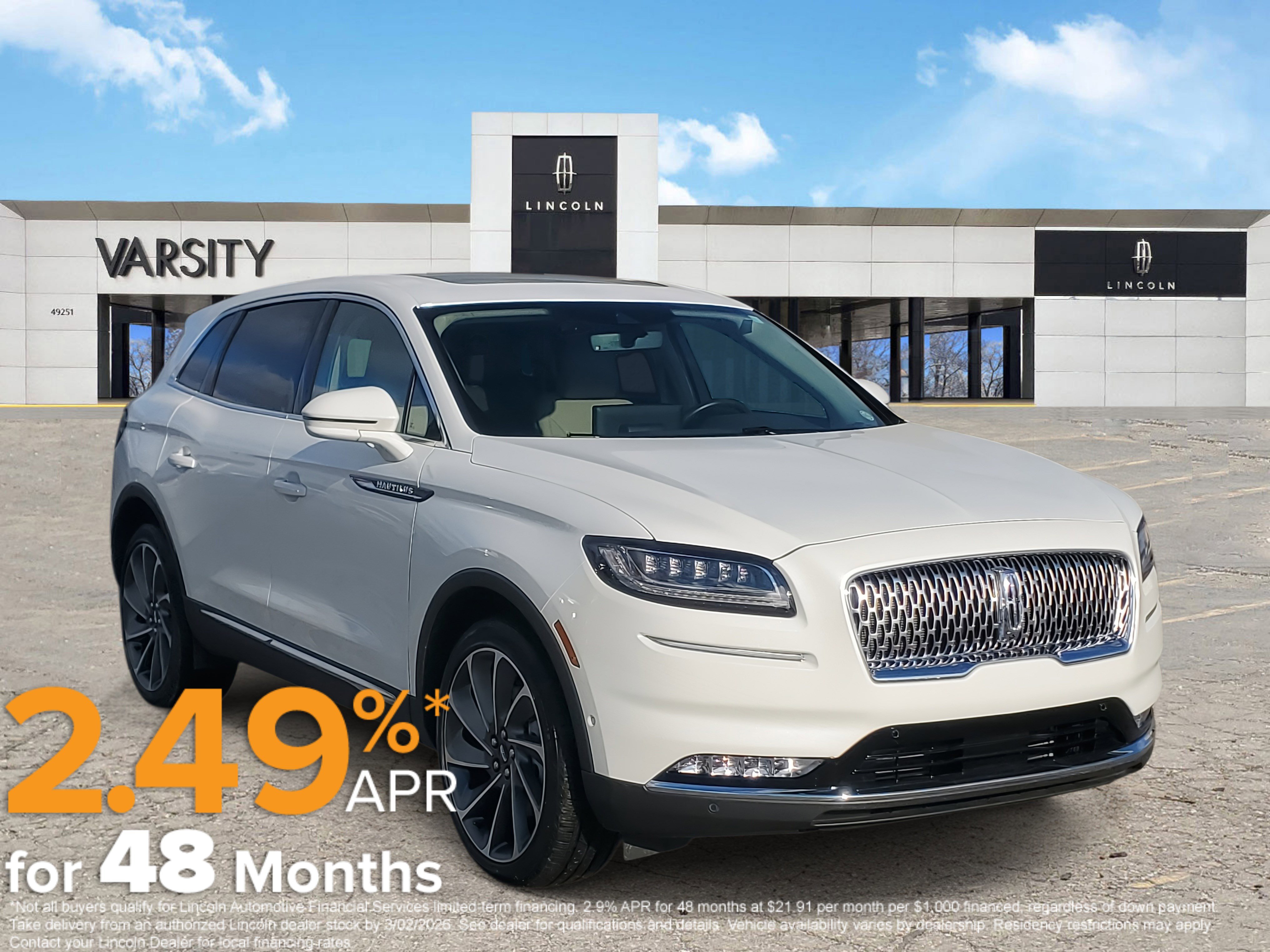 Certified 2023 Lincoln Nautilus Reserve w/ Equipment Group 202A