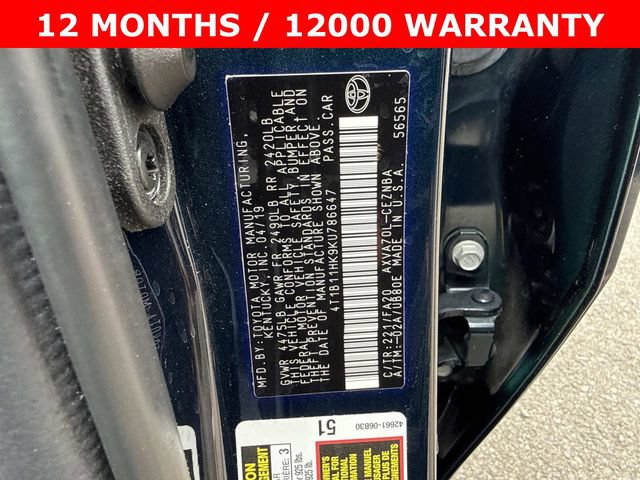 Used 2019 Toyota Camry LE FWD image 29
