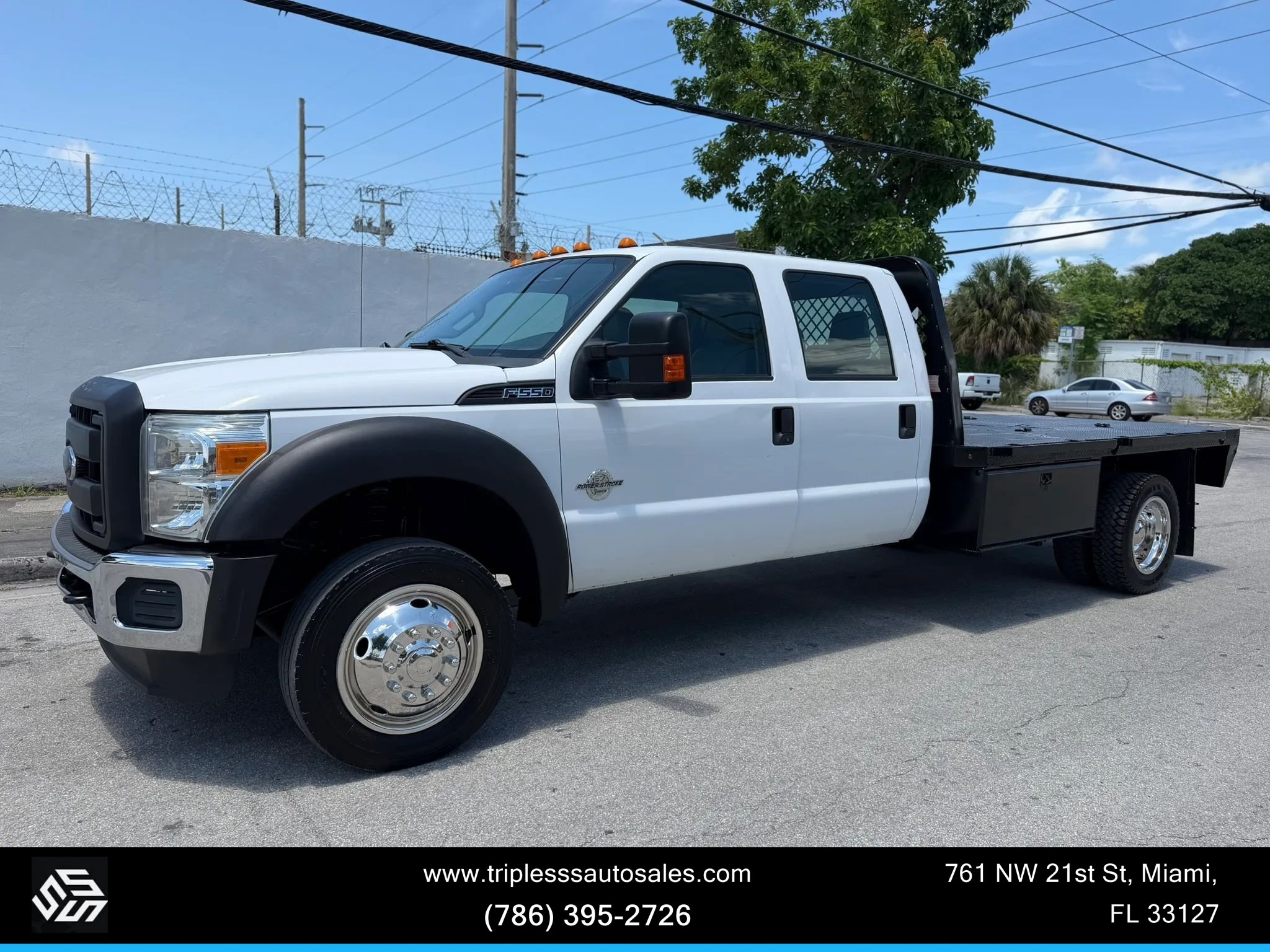Used 2016 Ford F550 2WD Crew Cab Super Duty w/ Power Equipment Group image 1