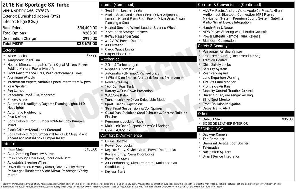 Used 2018 Kia Sportage SX image 10