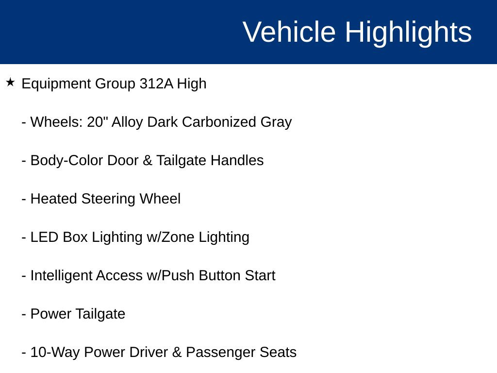 Used 2023 Ford F150 Lightning XLT w/ Equipment Group 312A High AWD/4WD image 20