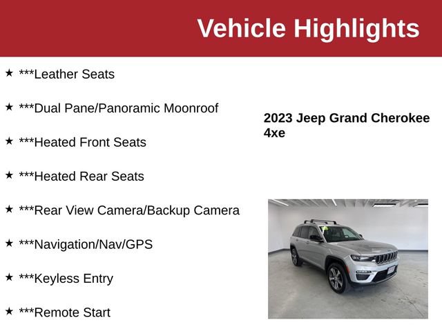 Used 2023 Jeep Grand Cherokee 4WD 4xe image 10
