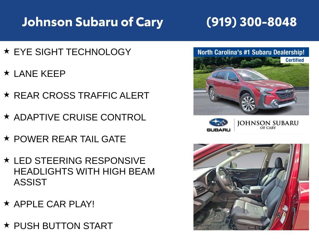 Certified 2025 Subaru Outback Limited image 12