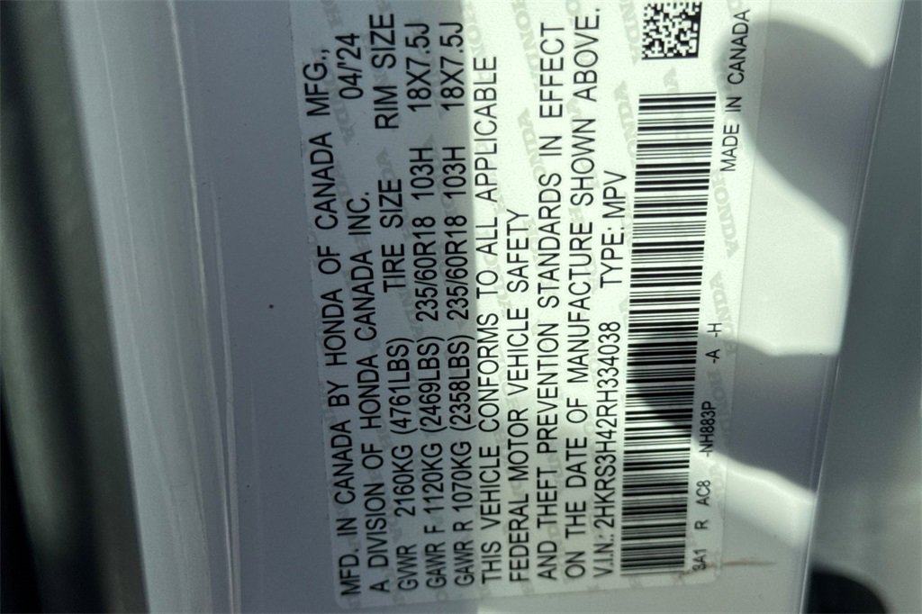 Certified 2024 Honda CR-V EX image 30