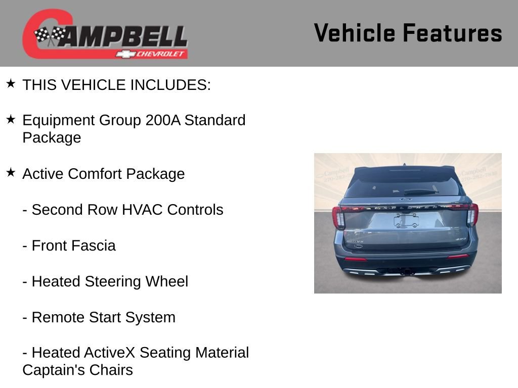 Used 2025 Ford Explorer Active w/ Active Comfort Package image 5