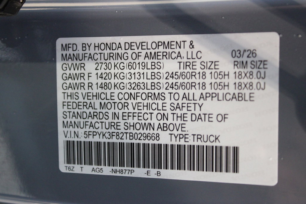 Used 2026 Honda Ridgeline Black Edition image 31