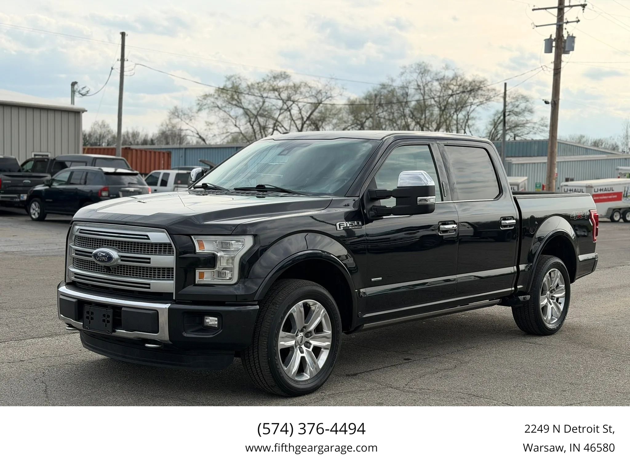 Used 2015 Ford F150 Platinum w/ Equipment Group 701A Luxury AWD/4WD image 1