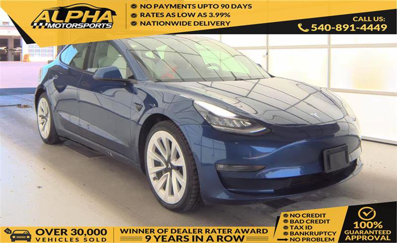 Used 2021 Tesla Model 3 Long Range AWD/4WD image 1