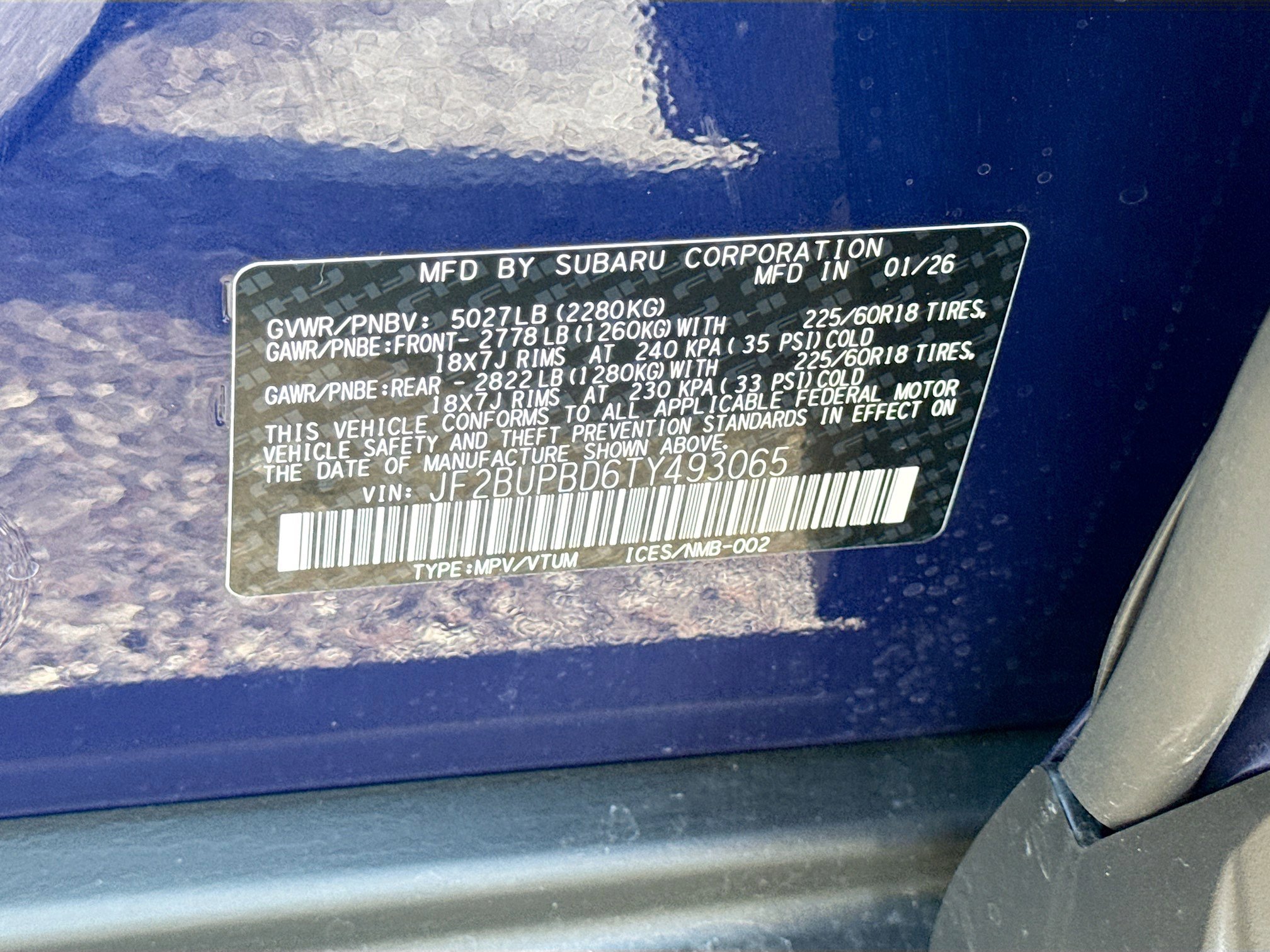 New 2026 Subaru Outback Premium image 42