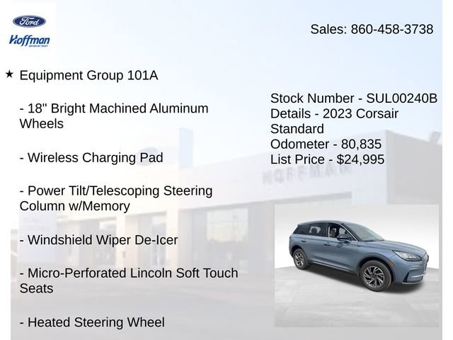 Used 2023 Lincoln Corsair AWD w/ Equipment Group 101A image 5