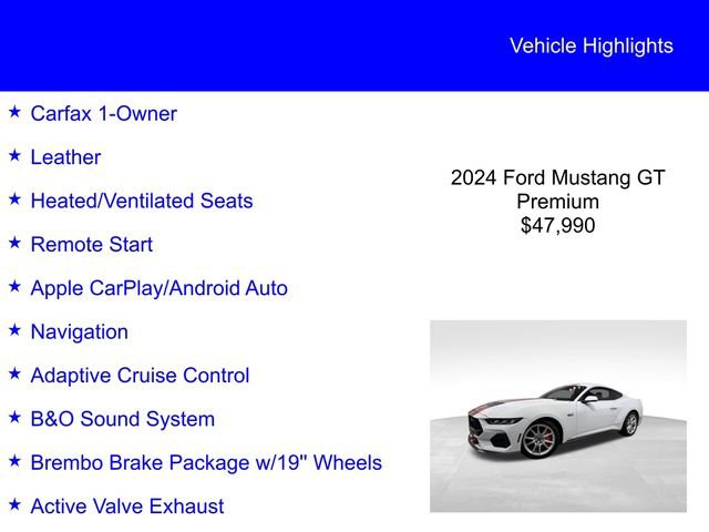 Certified 2024 Ford Mustang GT Premium image 2